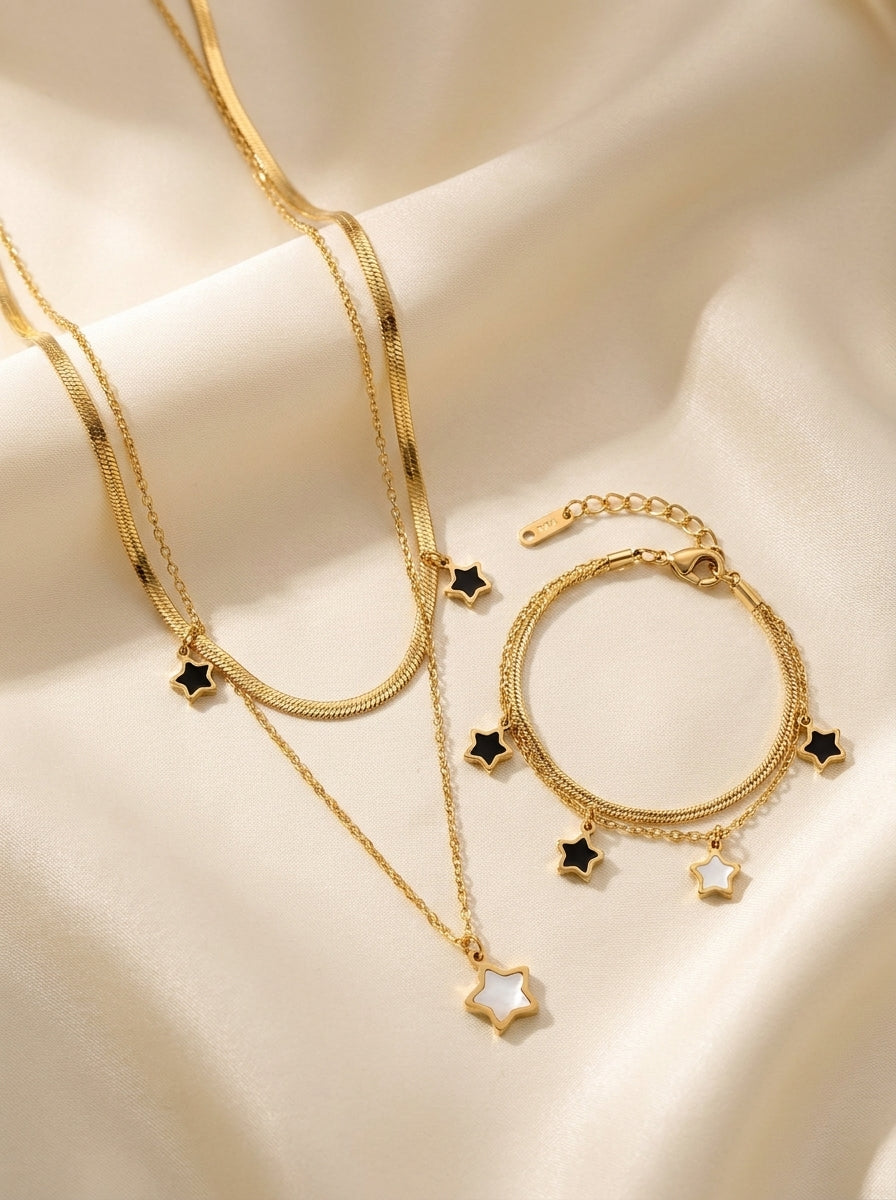 Óculos Aurora Gold + Brindes (Pulseira e Colar)