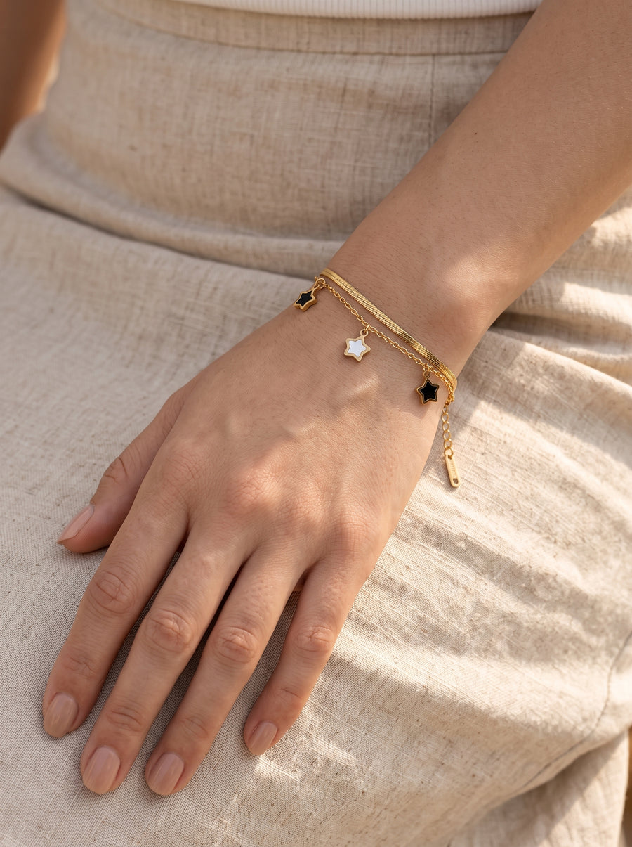 Pulseira com estrelas