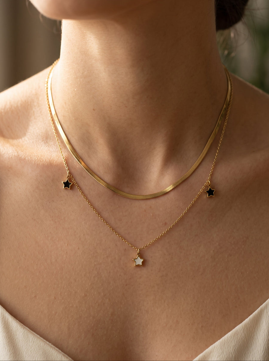 Colar com estrelas